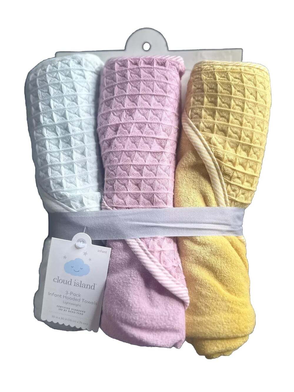 Infant Baby Hooded Bath Towel 3pk Set Target Cloud Island